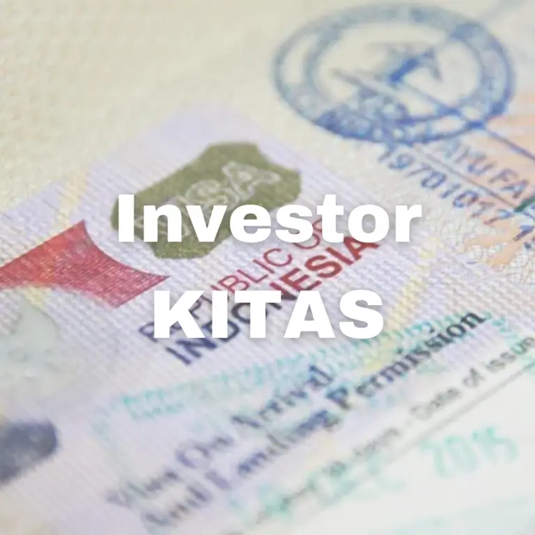 Investor KITAS (2-Years)