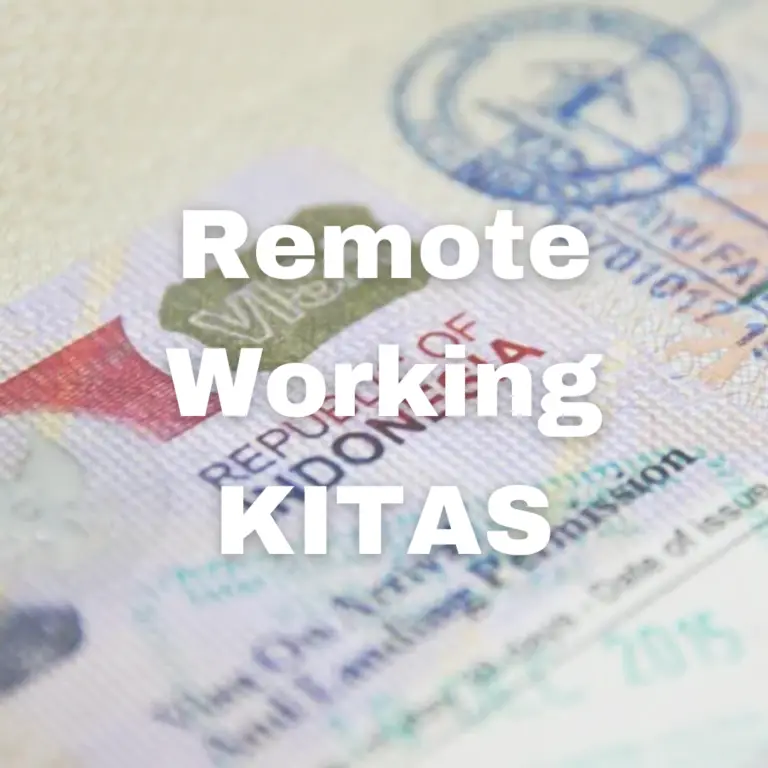 Remote Working KITAS (E33G)